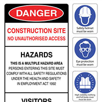 Construction Site Signs